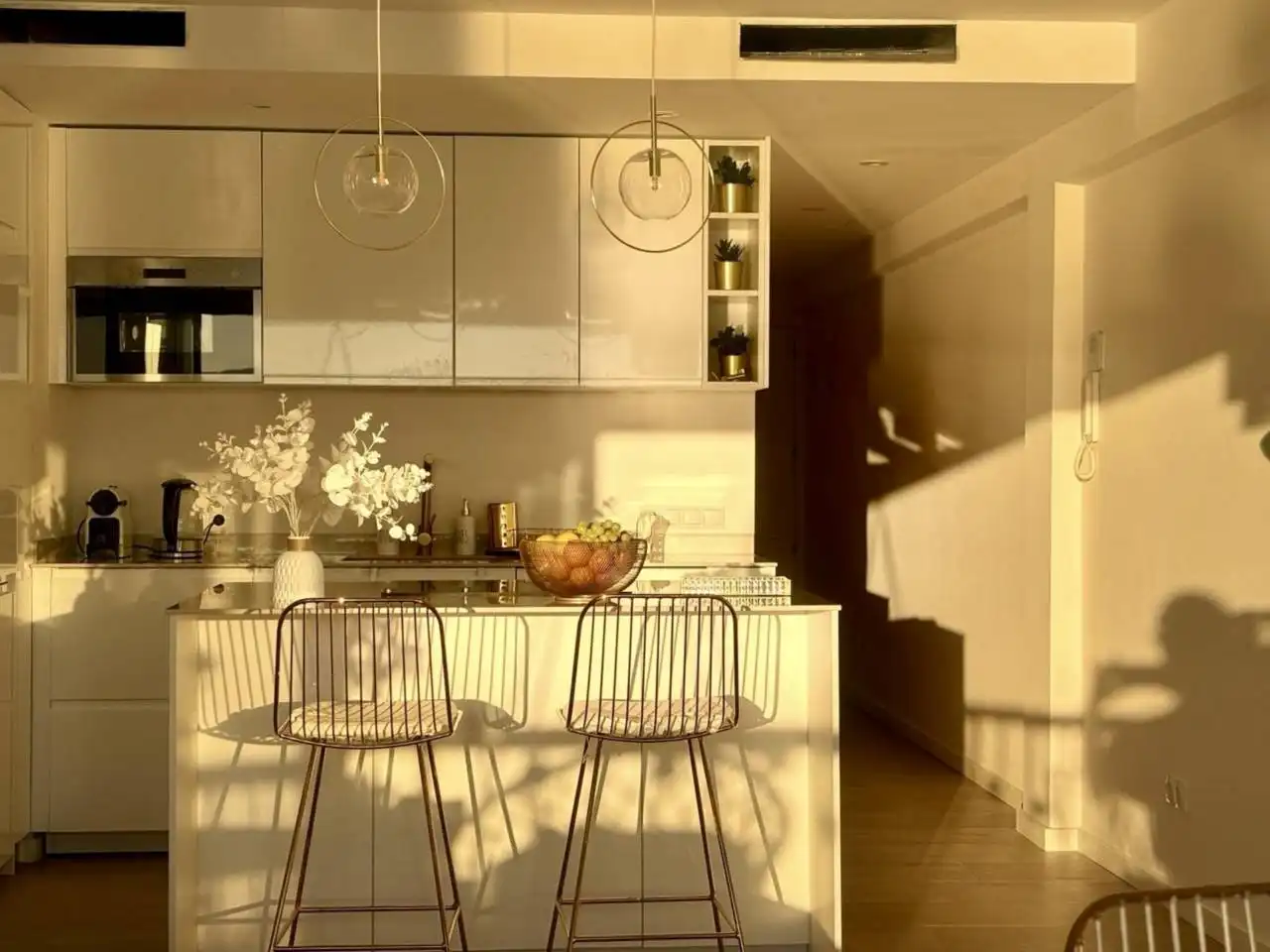 Cocina de Piso de alquiler en Calvià con Aire acondicionado, Calefacción y Amueblado