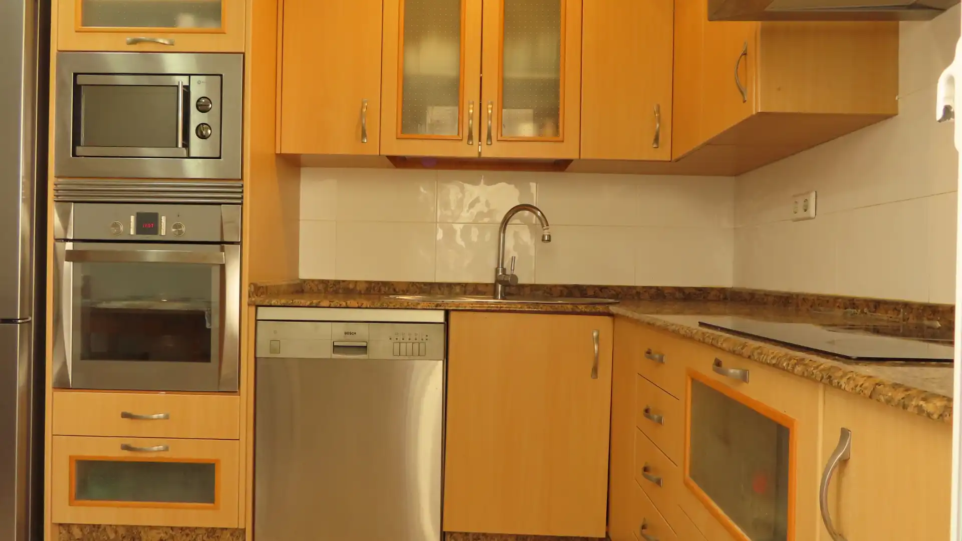 Kitchen of Flat for sale in Cartagena  with Air Conditioner, Furnished and Oven