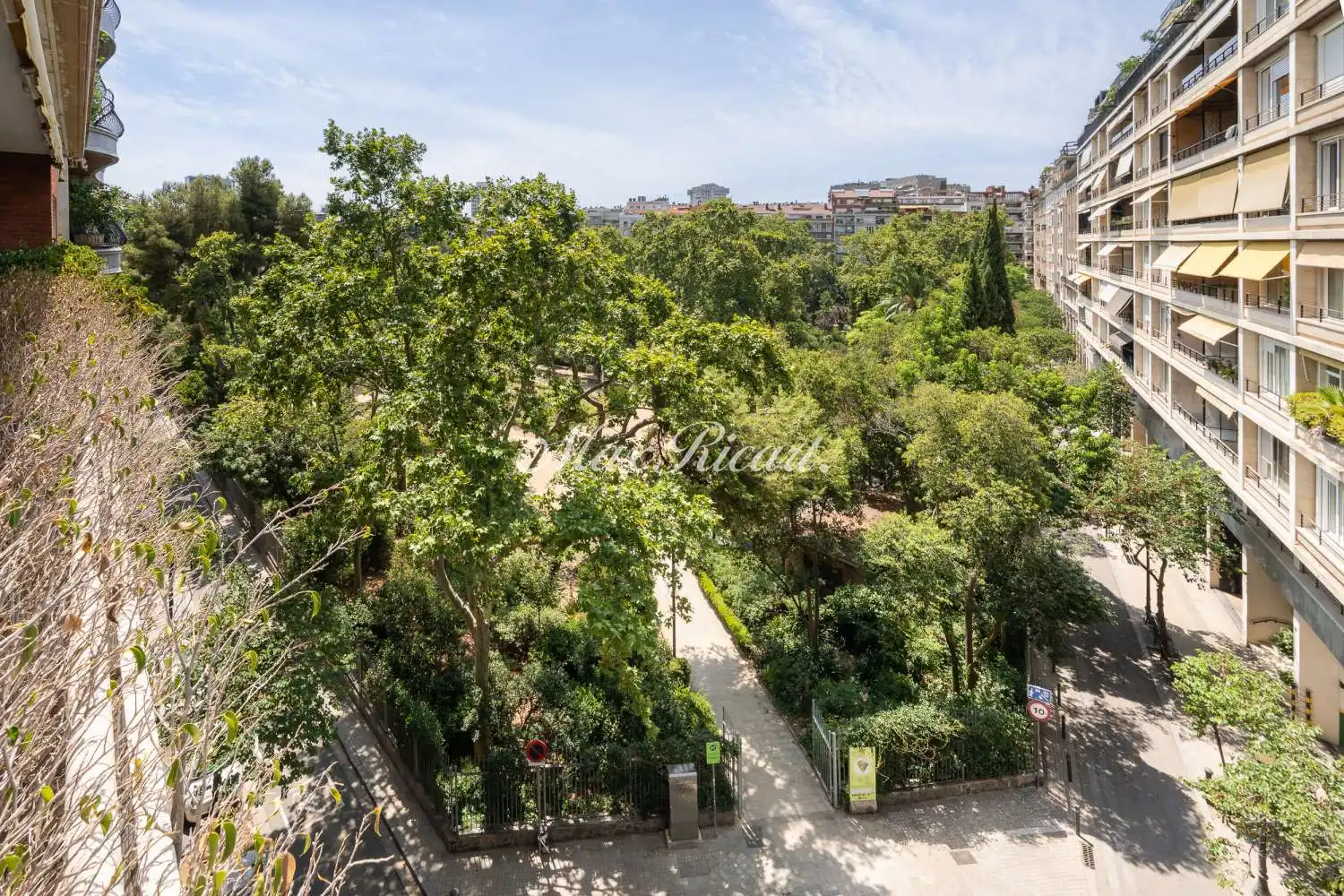 Jardín de Piso de alquiler en Barcelona con Aire acondicionado, Calefacción y Terraza