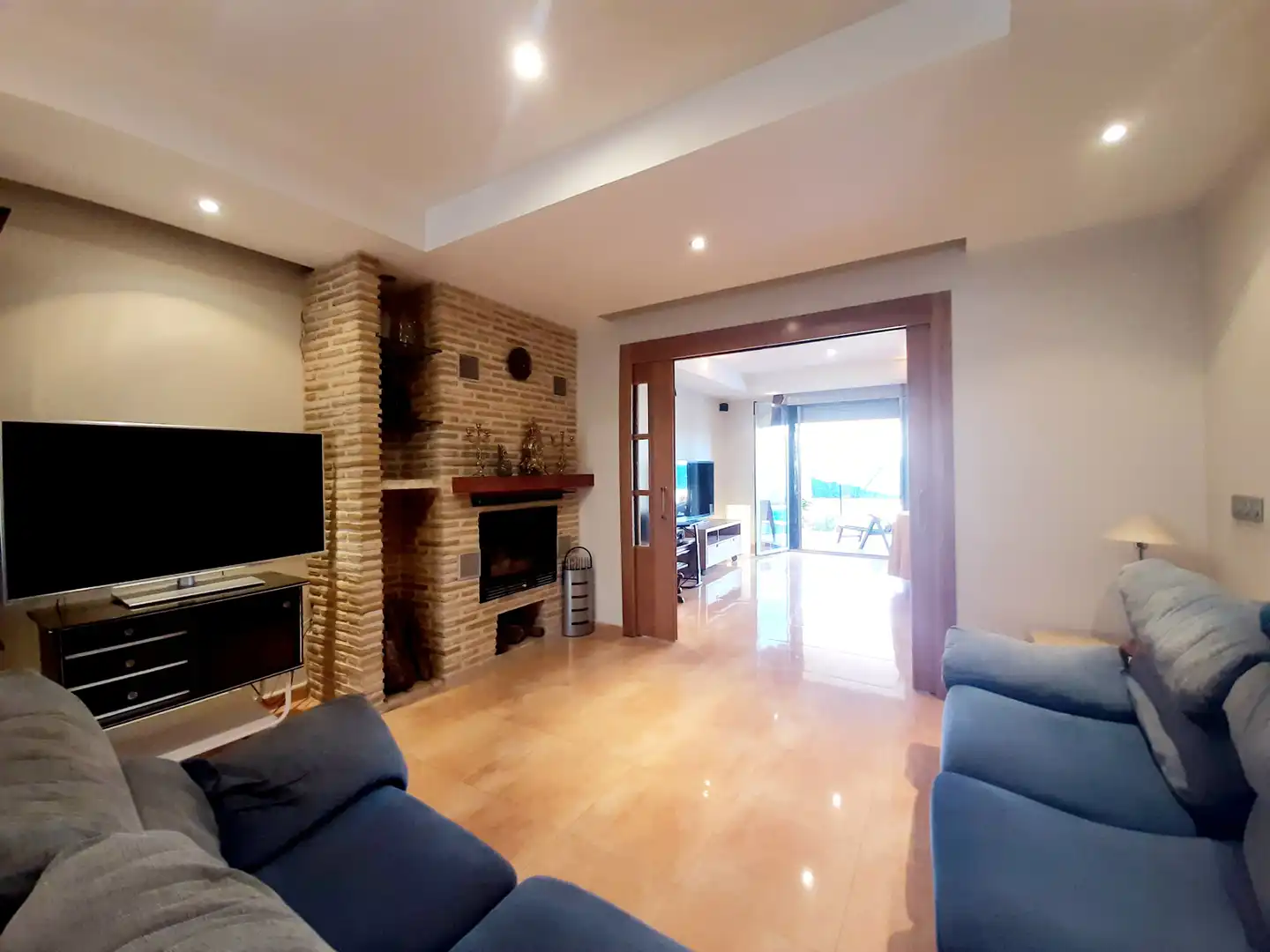 Sala de estar de Casa o chalet en venta en Villanueva del Río Segura con Aire acondicionado, Calefacción y Jardín privado
