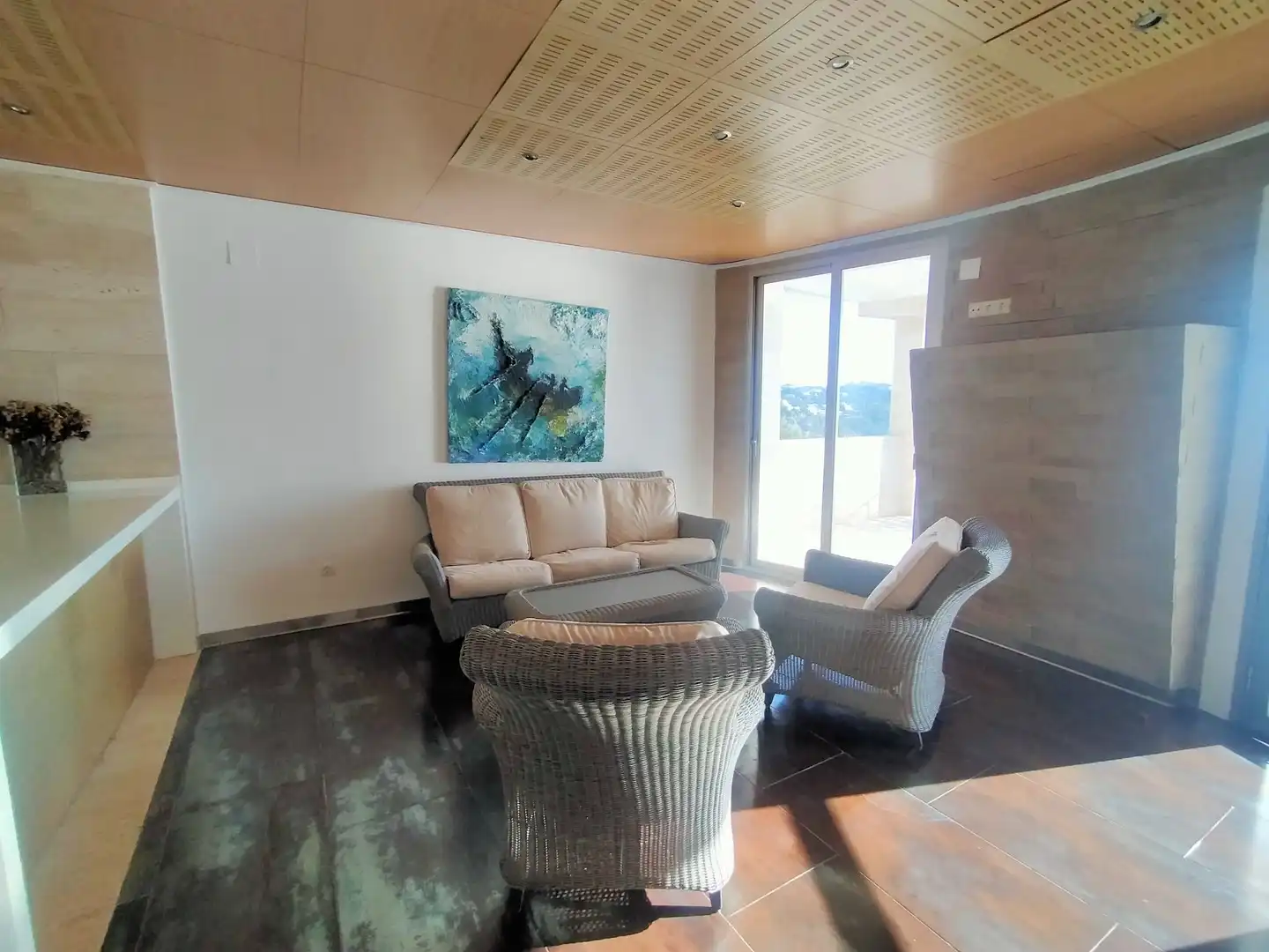 Sala d'estar de Casa o xalet en venda en Jávea / Xàbia amb Aire condicionat, Jardí privat i Terrassa