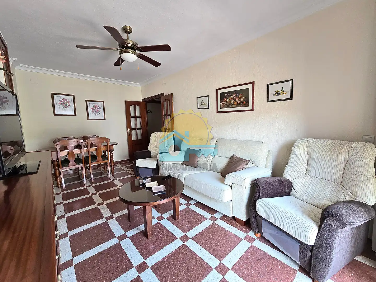 Sala de estar de Piso en venta en Punta Umbría con Terraza y Balcón