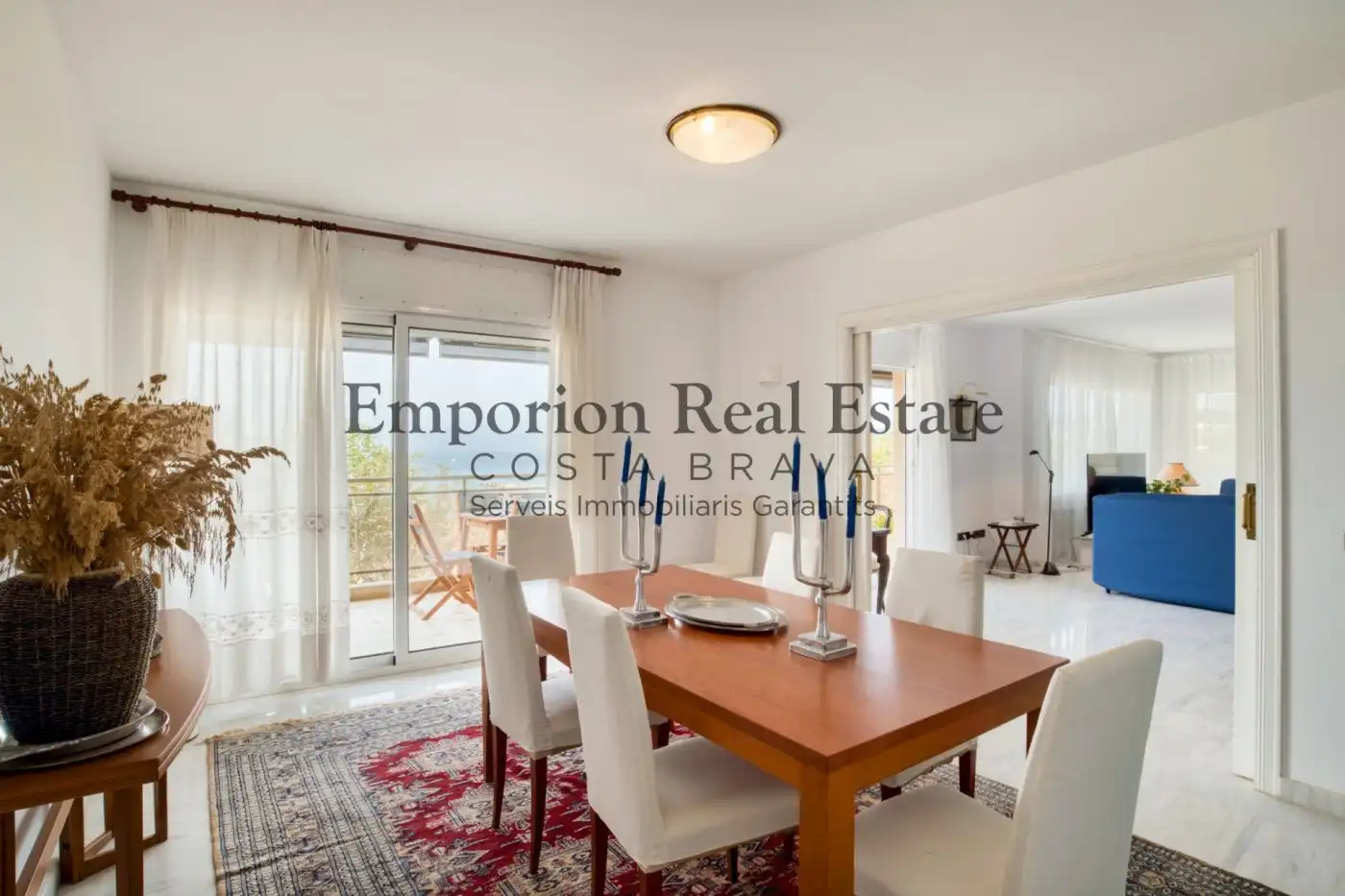 Dining room of Flat for rent in Palamós  with Air Conditioner, Terrace and Furnished