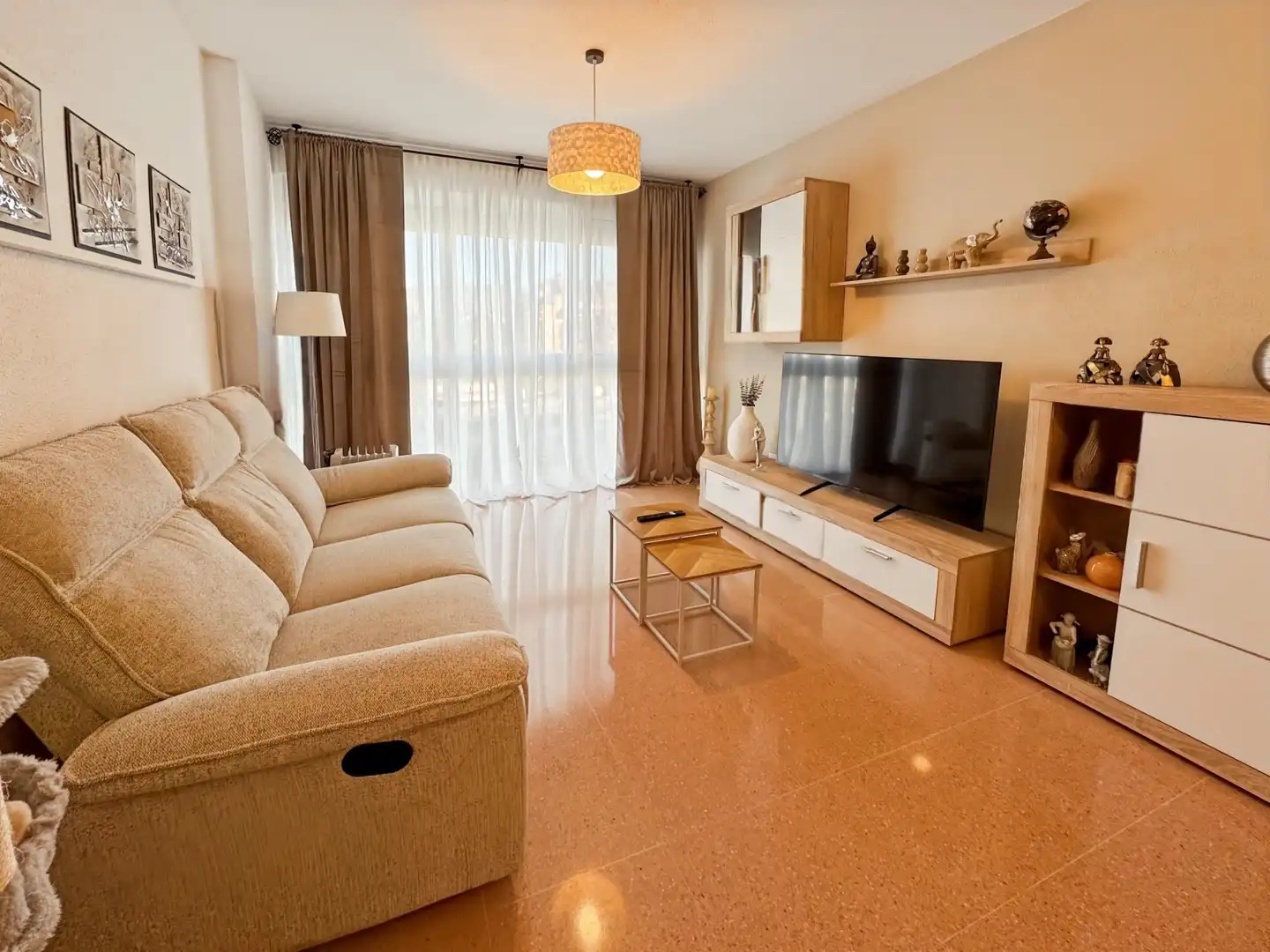 Sala de estar de Dúplex en venta en Villajoyosa / La Vila Joiosa con Calefacción, Terraza y Amueblado