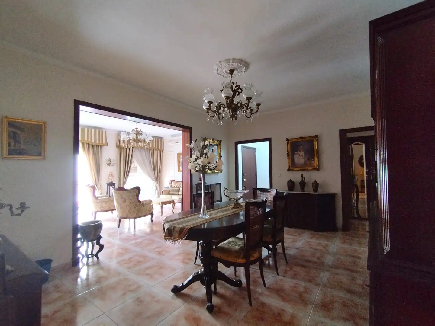 Comedor de Piso en venta en Lepe con Terraza, Trastero y Amueblado