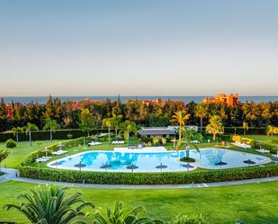 Garden of Attic for sale in Estepona  with Air Conditioner, Terrace and Swimming Pool