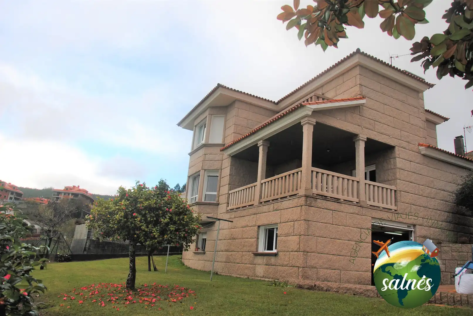 Exterior view of Houses for rent in Sanxenxo  with Private garden, Terrace and Furnished