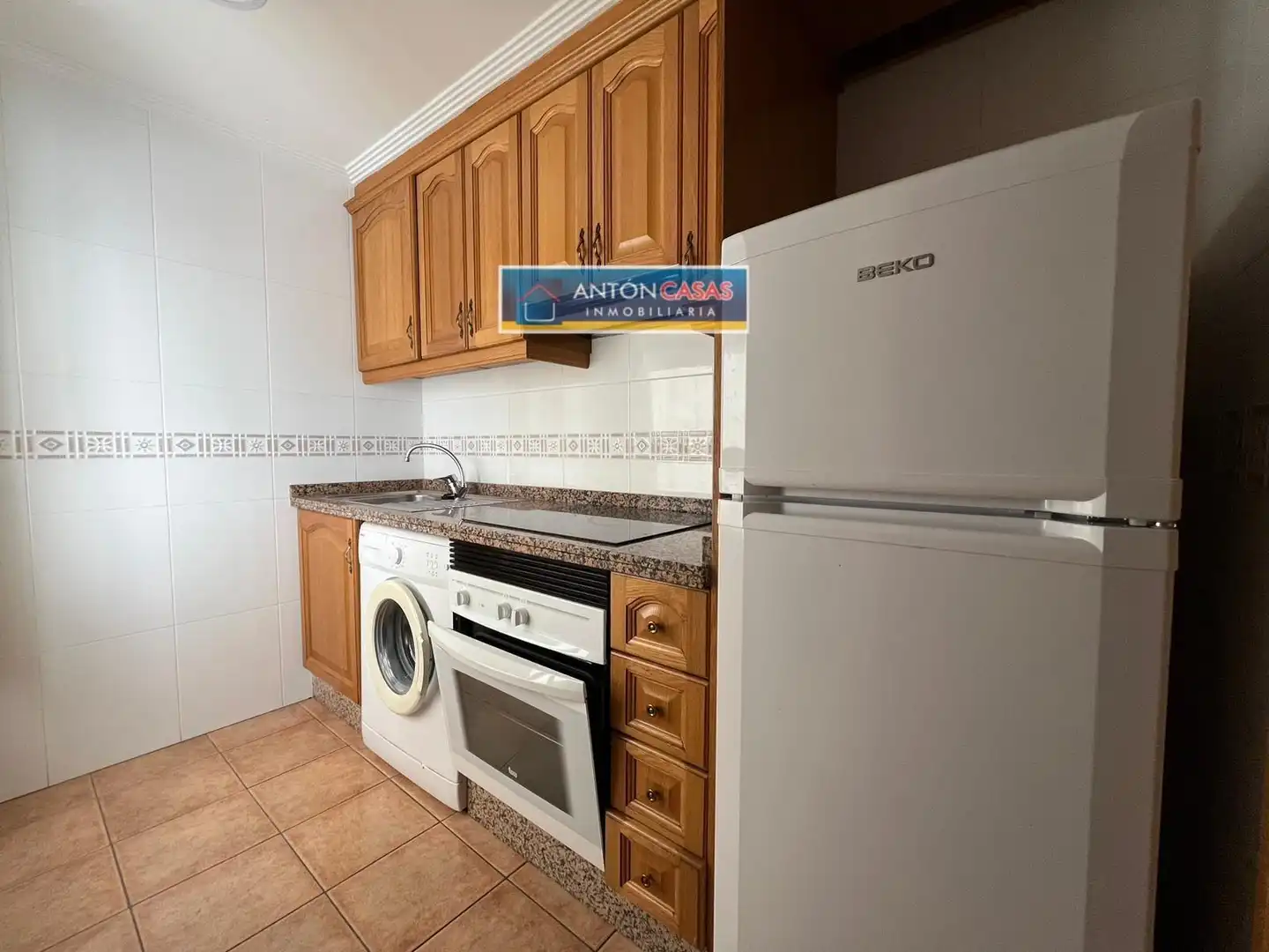 Cocina de Piso de alquiler en Elda con Aire acondicionado, Amueblado y Balcón