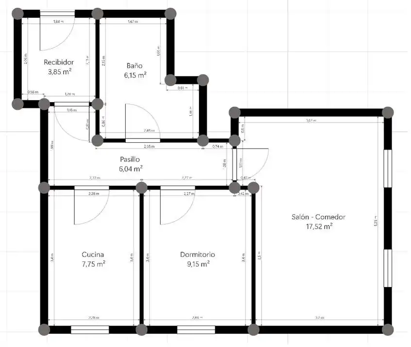 Flat for sale in Madrid  with Heating and Furnished