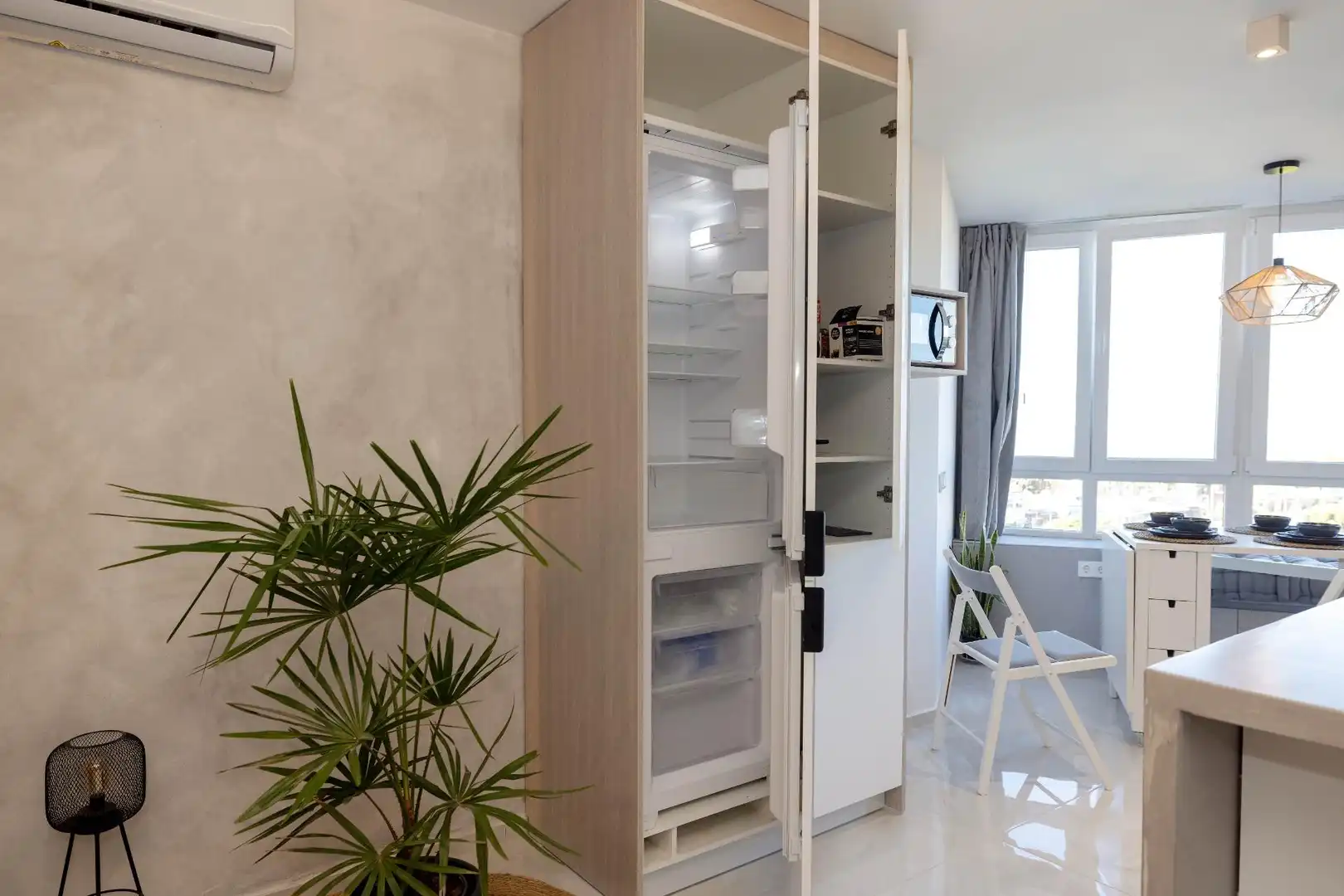 Küche von Wohnung zum Verkauf in Mijas mit Privatgarten und Gemeinschaftspool