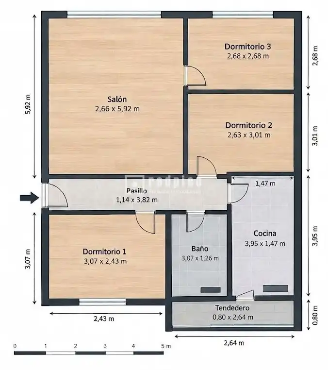 Wohnung zum Verkauf in de la Virgen del Coro