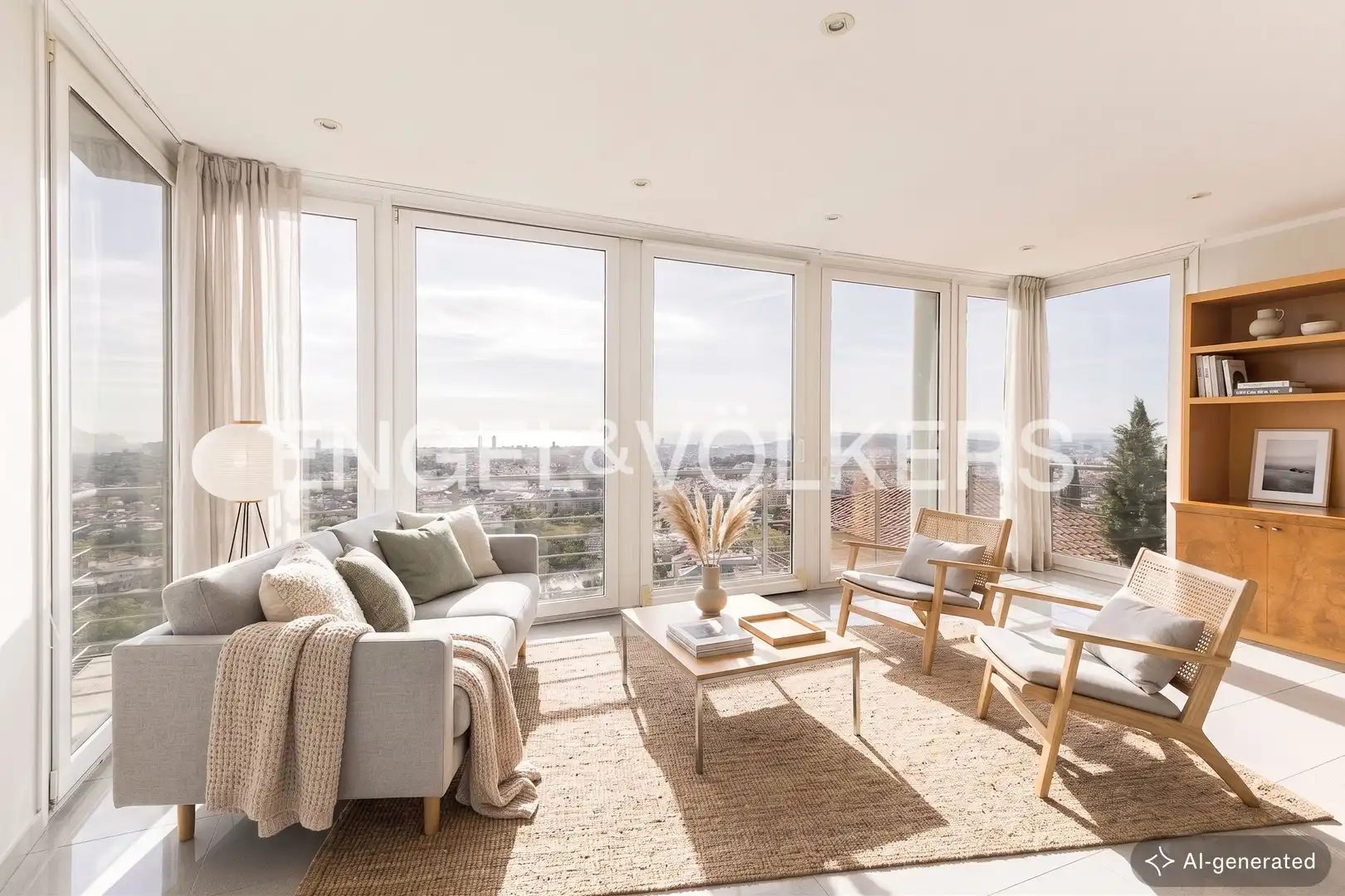 Living room of Houses for sale in Barcelona  with Air Conditioner, Heating and Private garden