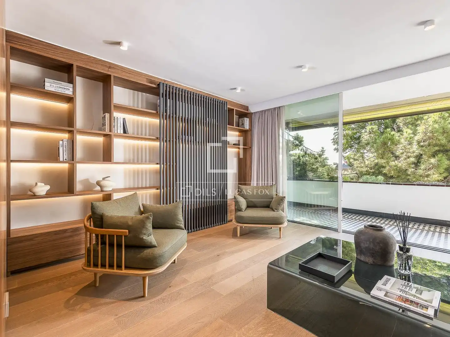 Sala de estar de Piso en venta en Barcelona con Aire acondicionado, Calefacción y Terraza