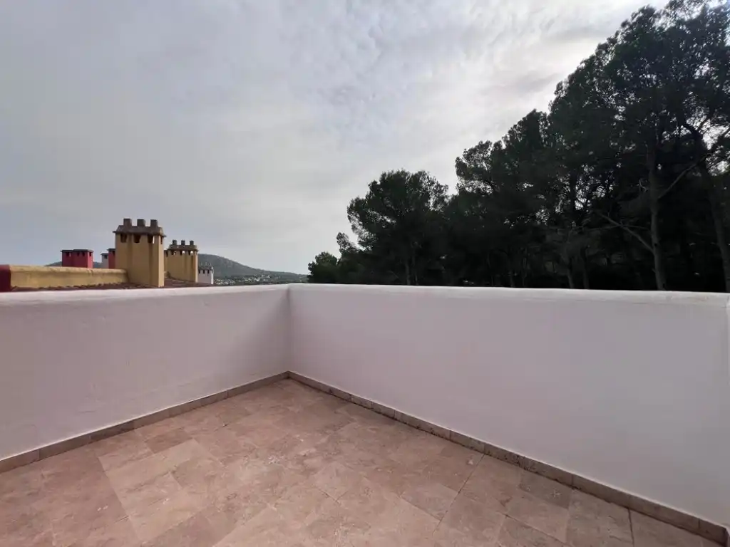 Terraza de Apartamento de alquiler en Calvià con Aire acondicionado, Jardín privado y Terraza