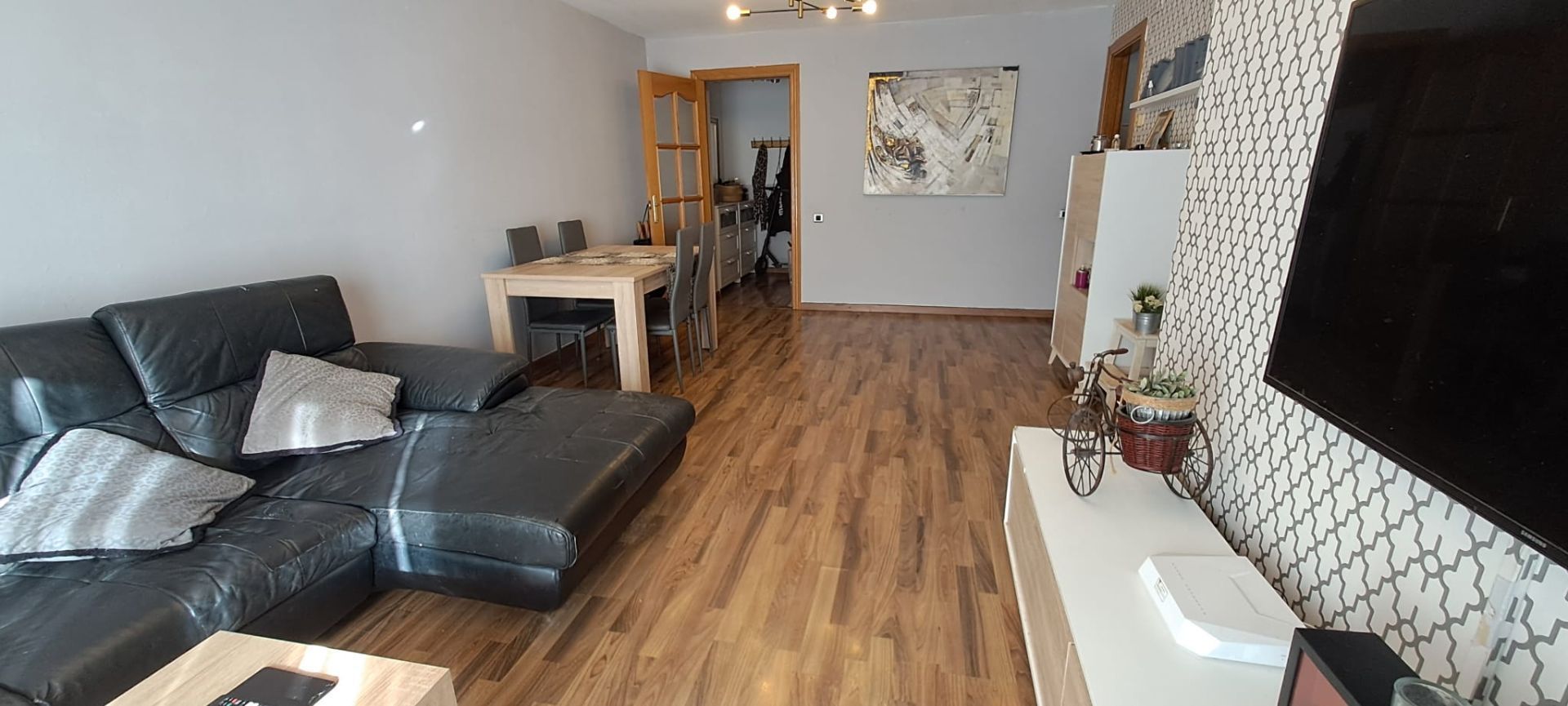 Living room of Flat for sale in Vallirana  with Air Conditioner, Heating and Terrace