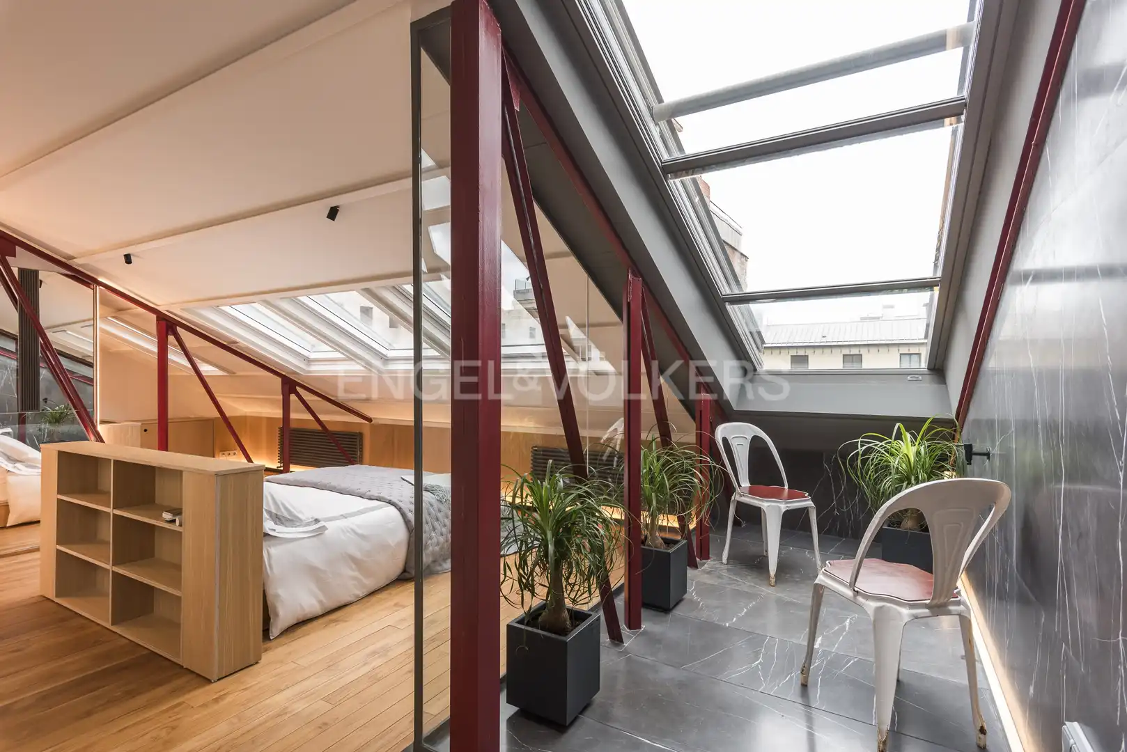Balcony of Flat for rent in Barrio de Salamanca