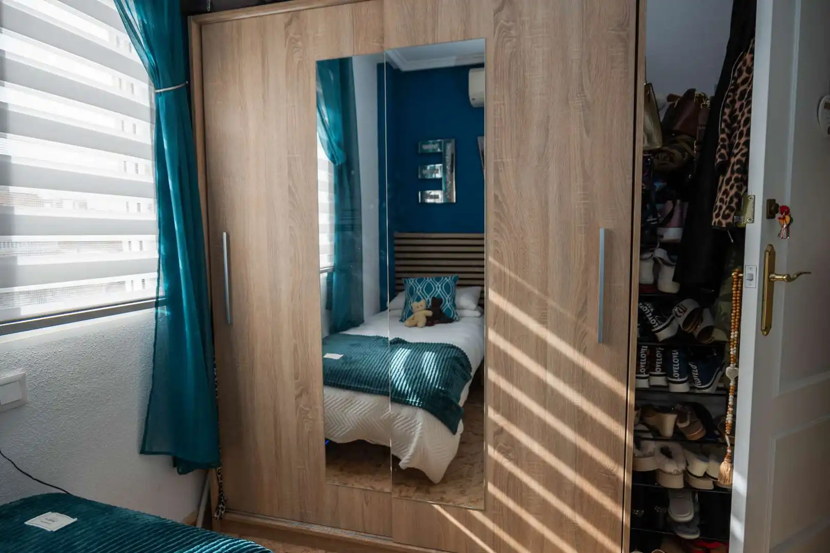 Schlafzimmer von Einfamilien-Reihenhaus zum Verkauf in Orihuela mit Klimaanlage, Heizung und Terrasse