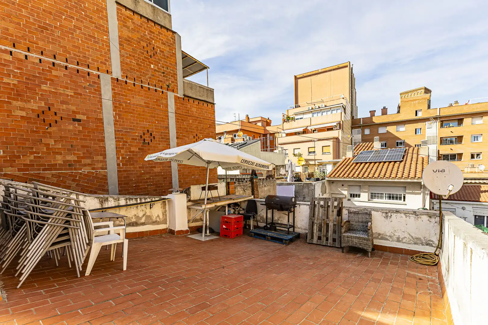 Terraza de Casa adosada en venta en Sant Andreu