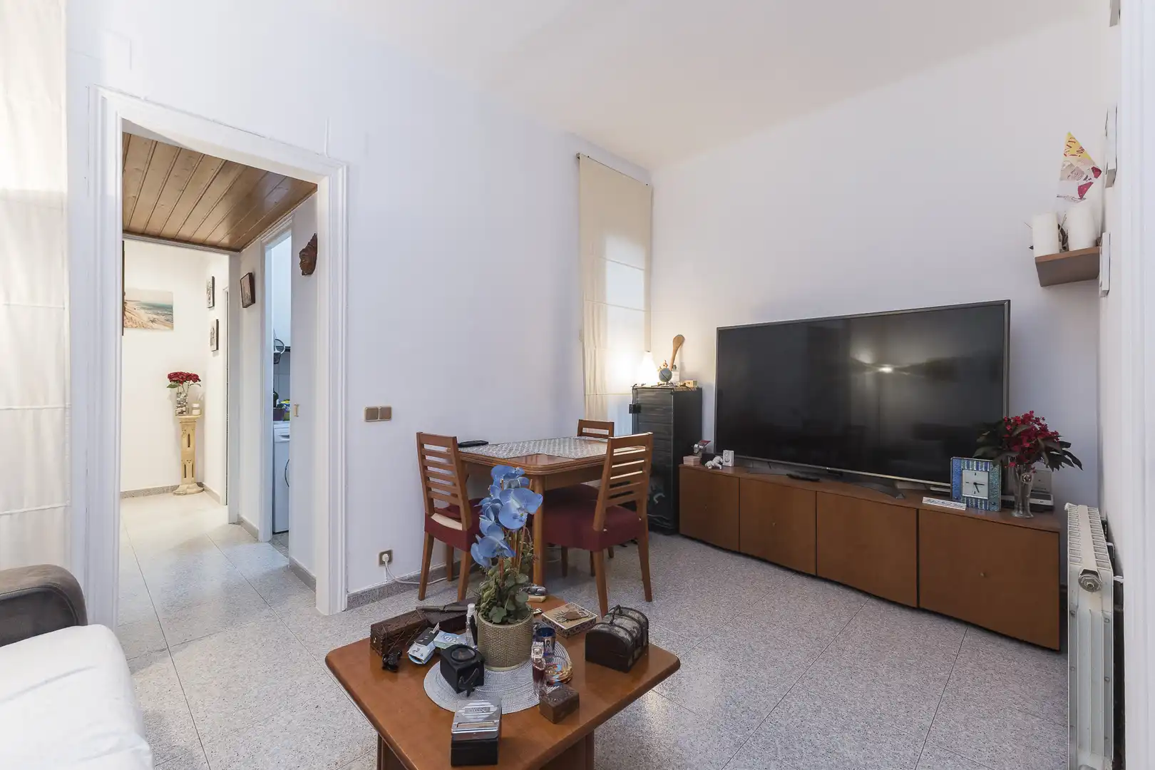 Sala de estar de Piso en venta en Barcelona con Aire acondicionado, Calefacción y Balcón