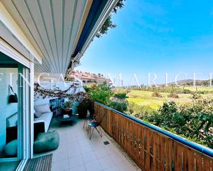 Terrace of Flat to rent in Sitges  with Air Conditioner, Heating and Terrace