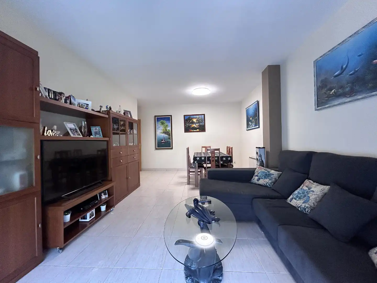 Sala d'estar de Pis en venda en Molins de Rei amb Aire condicionat i Balcó