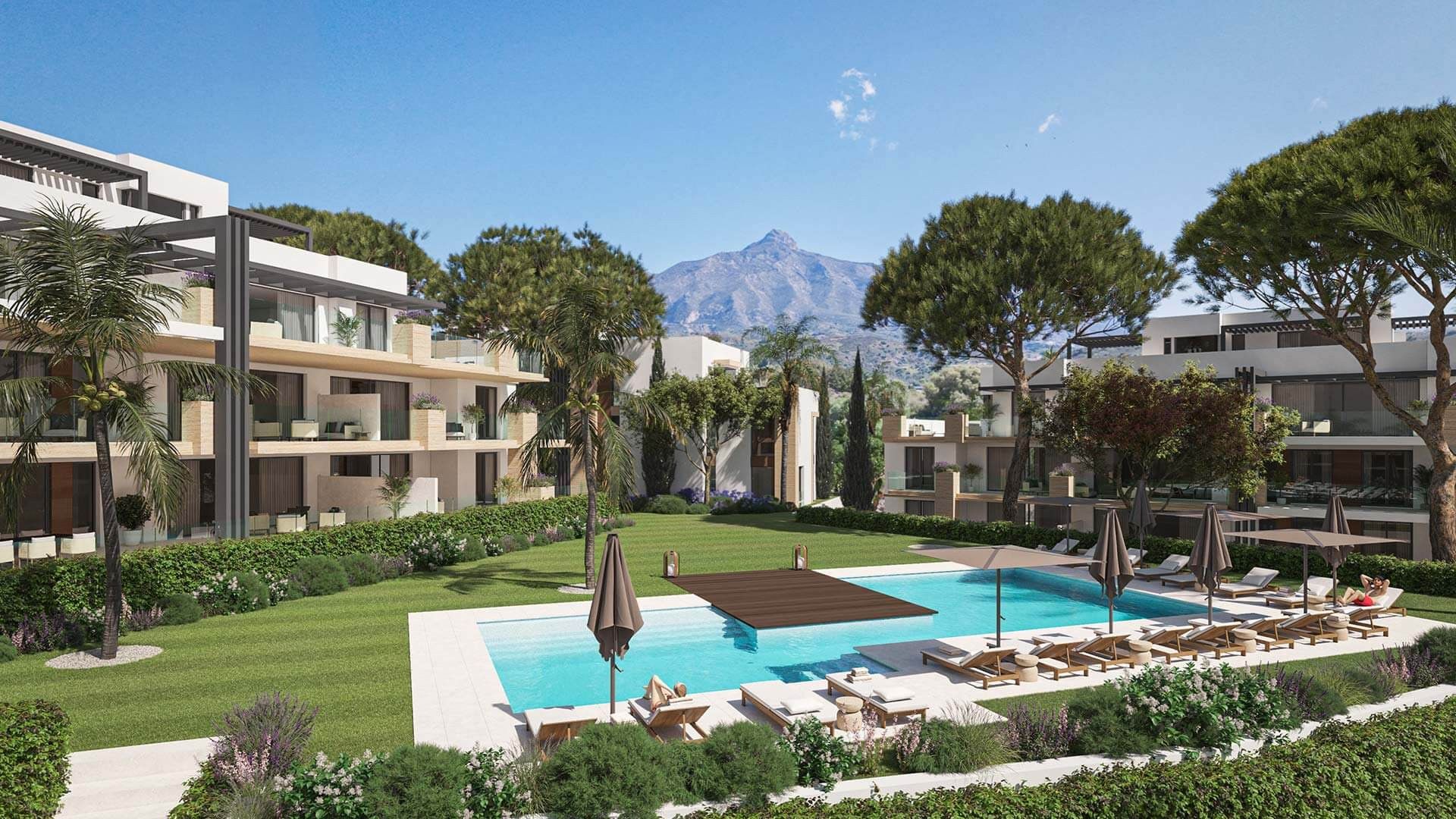 Jardí de Planta baixa en venda en Marbella amb Aire condicionat, Jardí privat i Terrassa