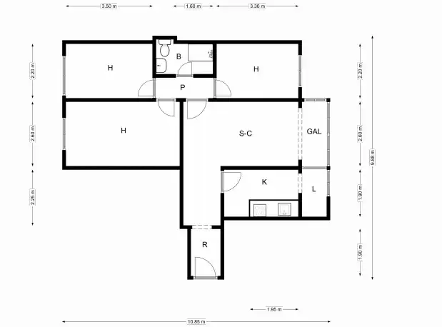 Flat for sale in Madrid