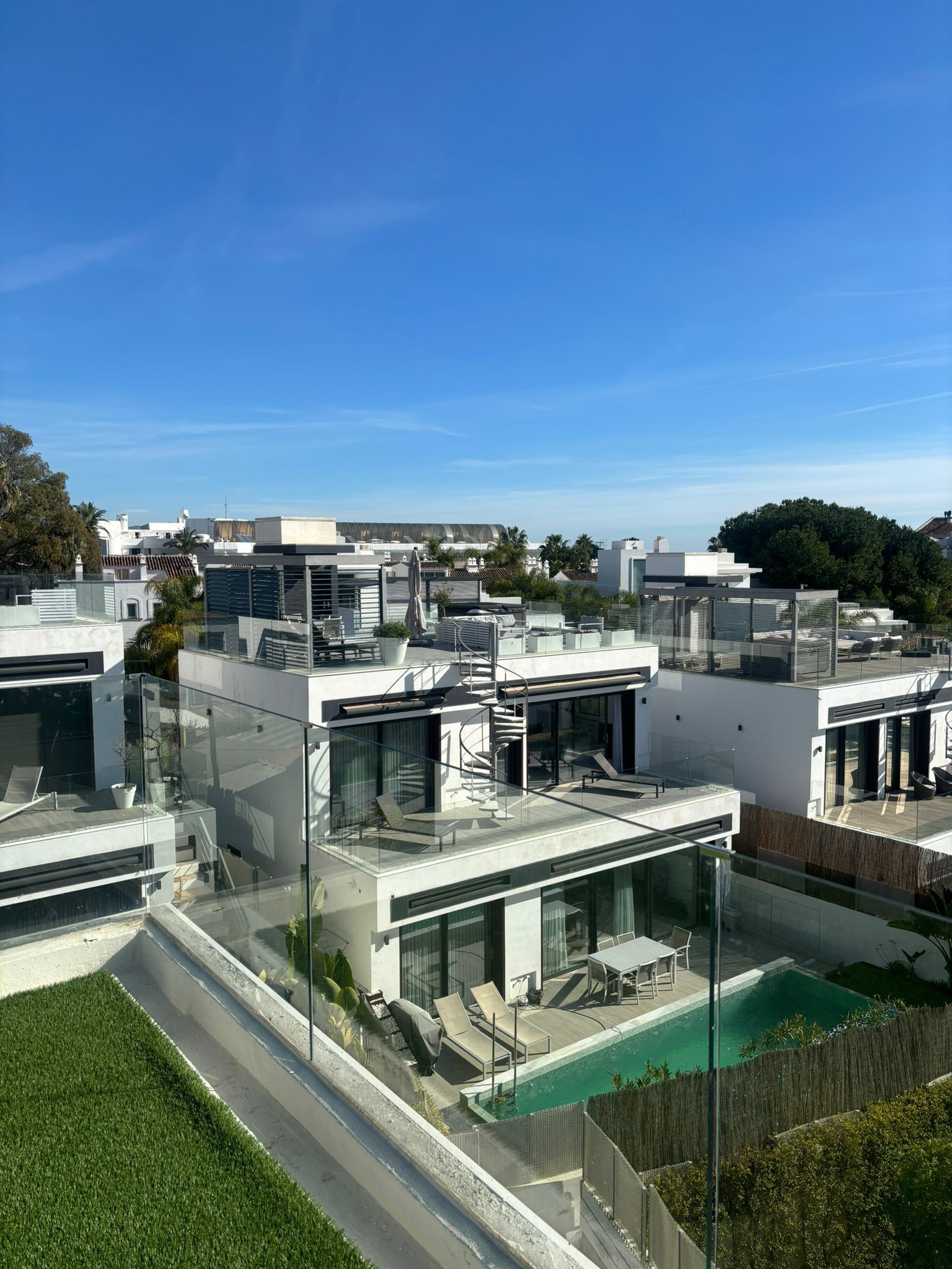 Exterior view of House or chalet to rent in Marbella  with Air Conditioner, Private garden and Terrace
