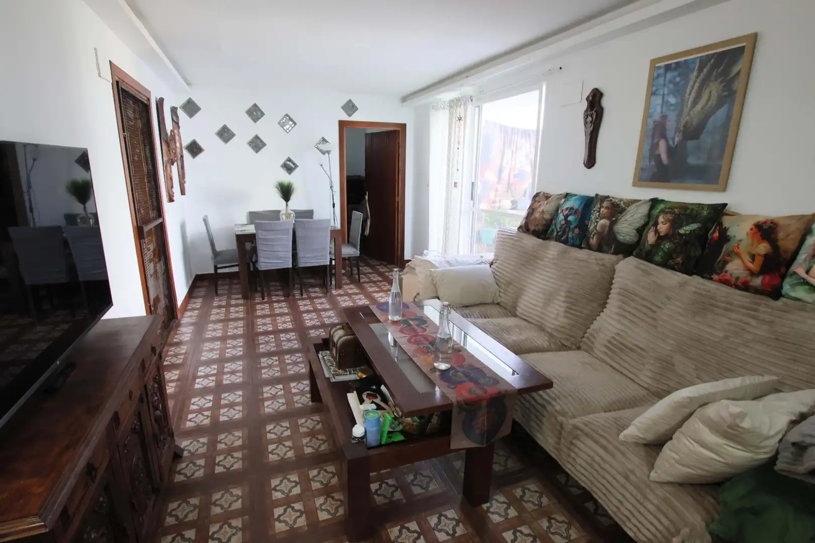Sala de estar de Casa o chalet en venta en Montijo con Aire acondicionado