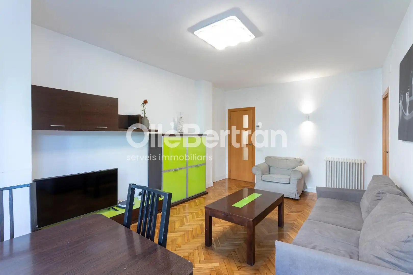 Sala de estar de Piso en venta en Barcelona con Calefacción y Balcón