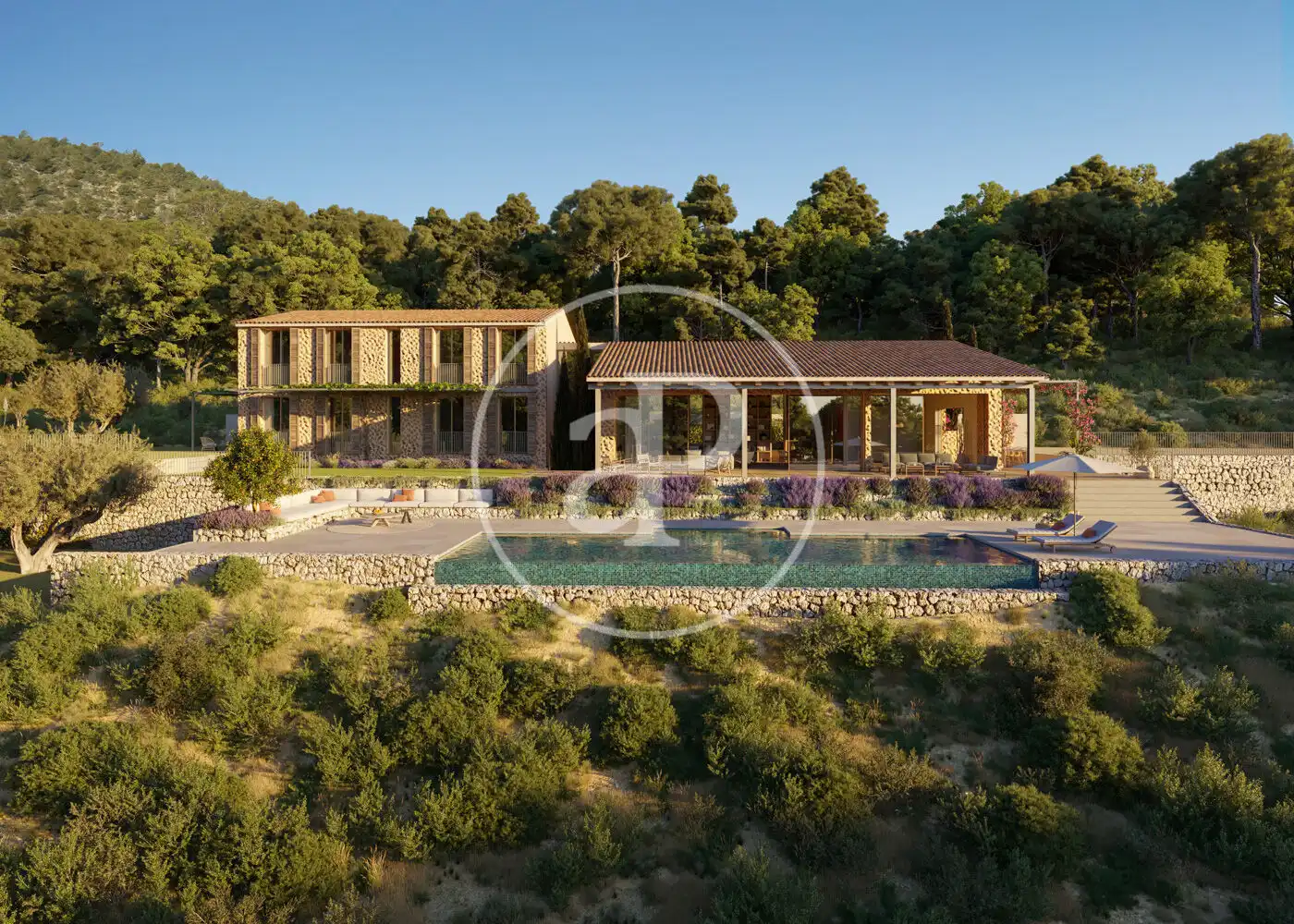 Exterior view of Houses for sale in Deià  with Air Conditioner, Heating and Private garden