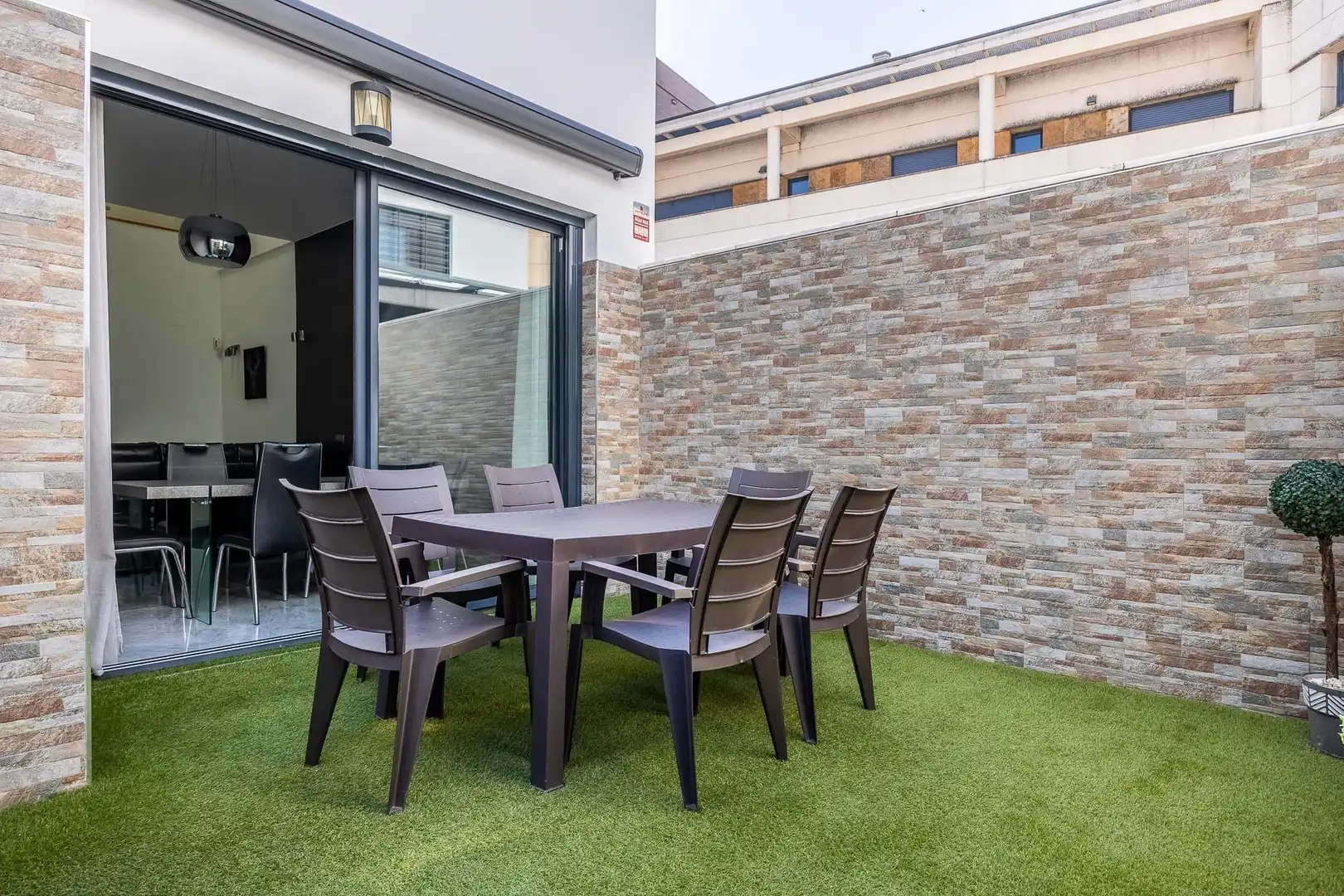Terrace of Detached homes for sale in Dos Hermanas  with Air Conditioner, Heating and Private garden