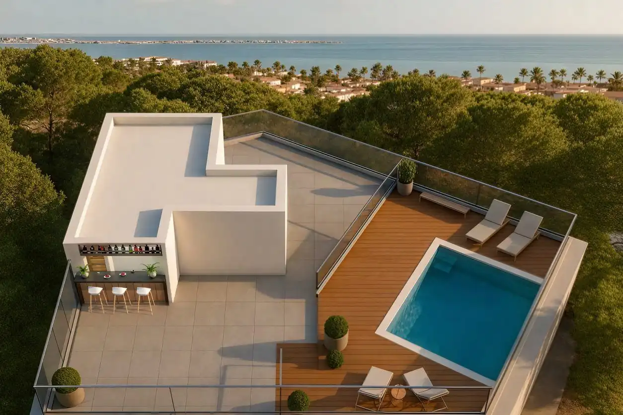 Penthouse mit Pool zum Verkauf in Lo Pagán, imagen 14