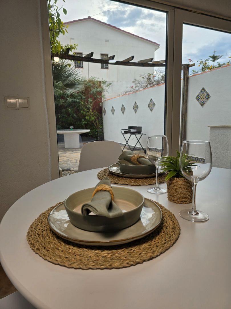 Dining room of Planta baja to rent in Vinaròs  with Heating, Terrace and Furnished