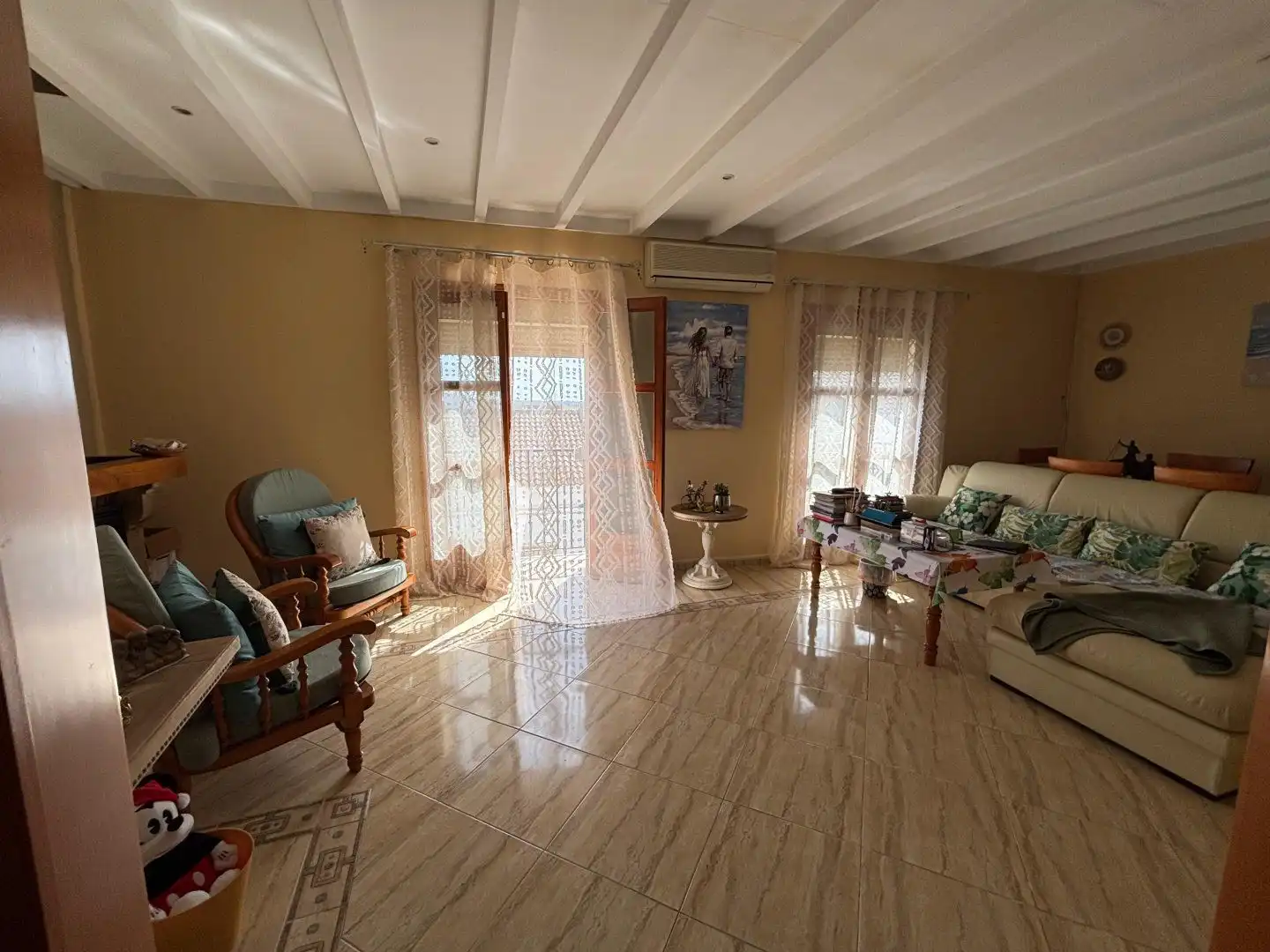 Living room of Flat for sale in Pilas  with Air Conditioner, Terrace and Balcony
