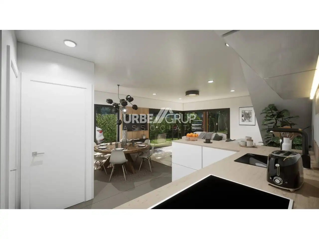 Cocina de Casa adosada en venta en Vacarisses con Aire acondicionado, Calefacción y Jardín privado
