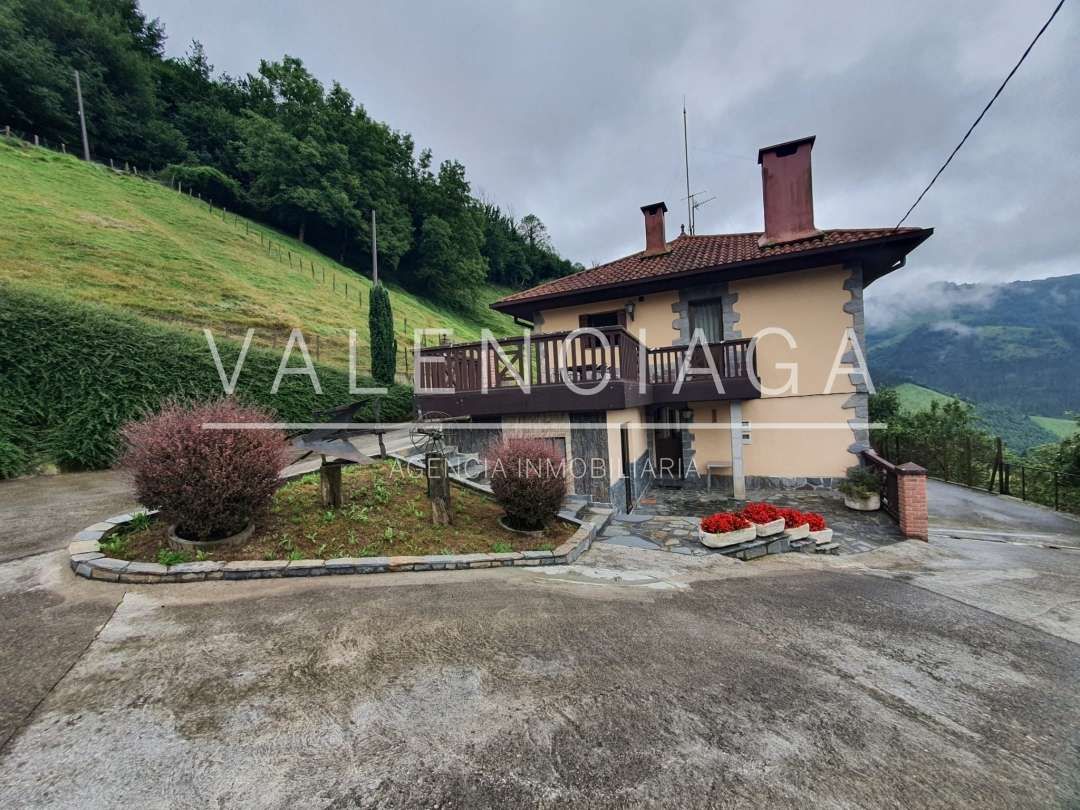 Vista exterior de Casa o chalet en venta en Zaldibia con Calefacción, Terraza y Balcón