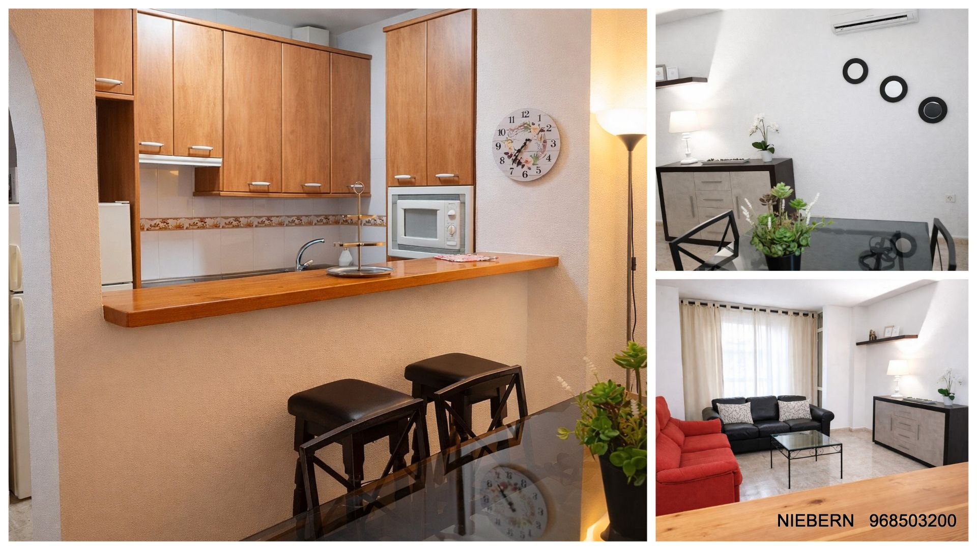 Vista exterior de Piso de alquiler en Cartagena con Aire acondicionado, Amueblado y Lavadora