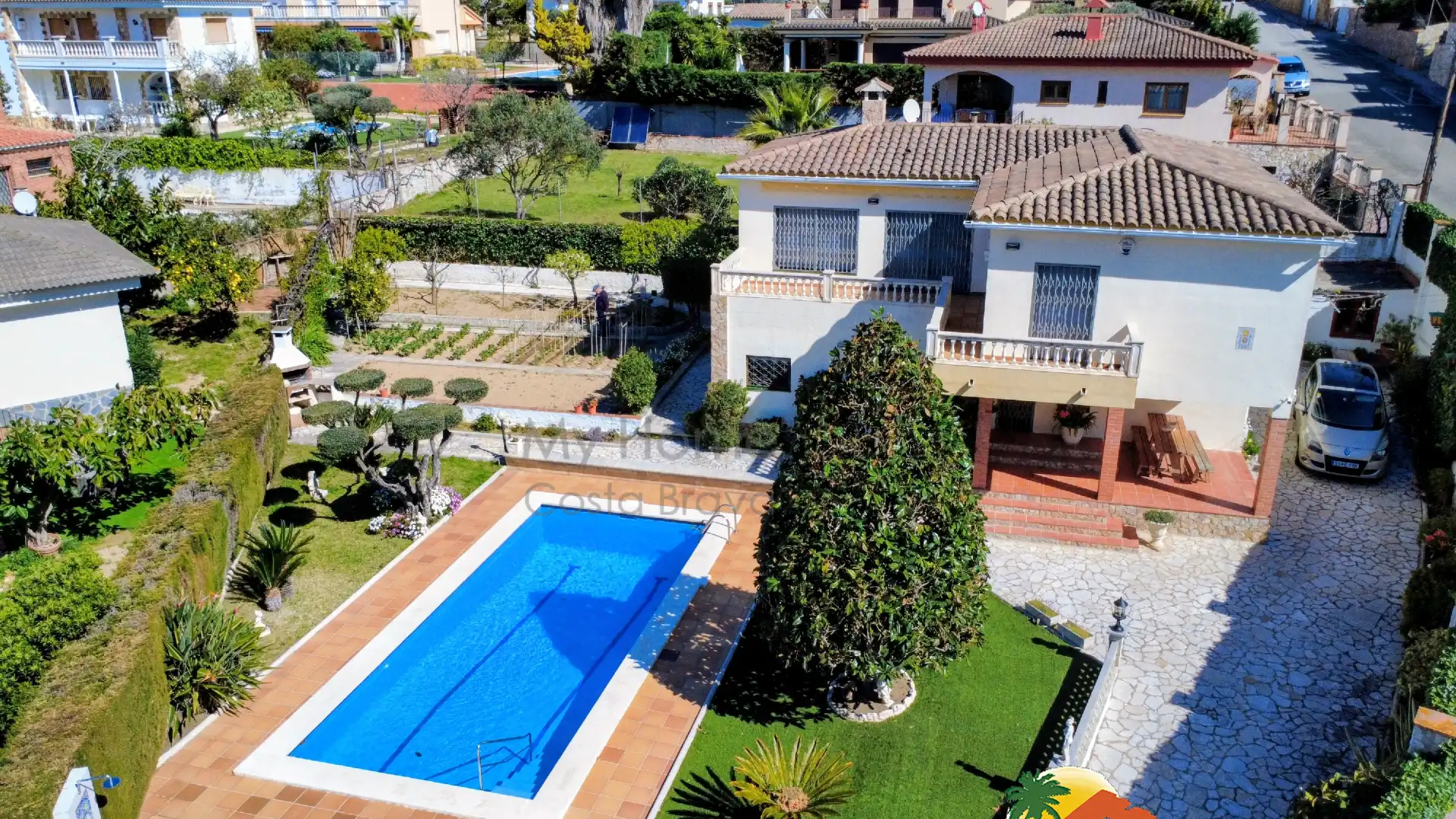 Jardín de Casa o chalet en venta en Lloret de Mar con Calefacción, Jardín privado y Terraza