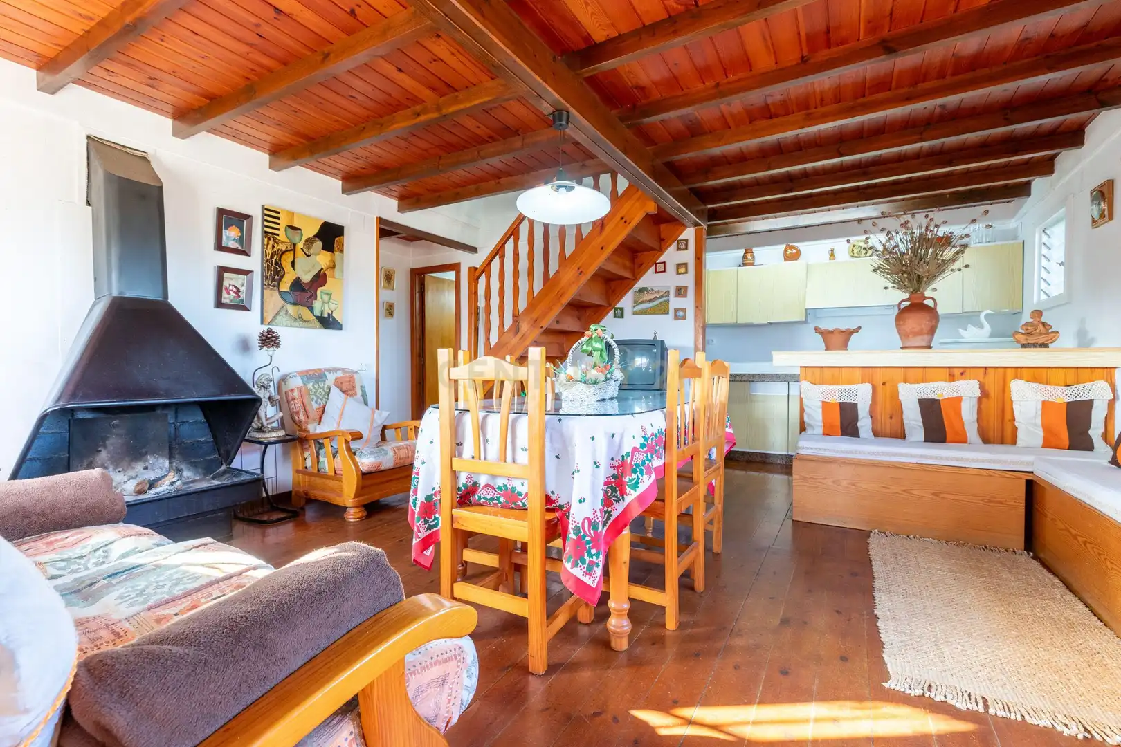 Menjador de Casa o xalet en venda en Fogars de la Selva amb Jardí privat