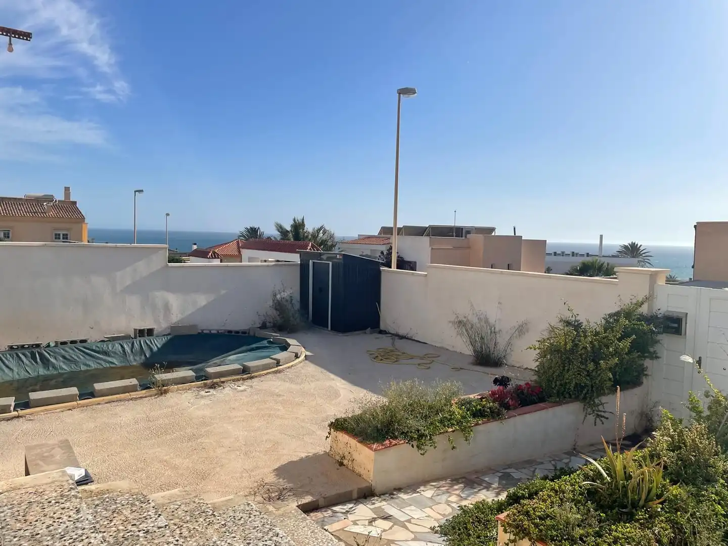 Terraza de Casa o chalet en venta en El Ejido con Jardín privado y Piscina