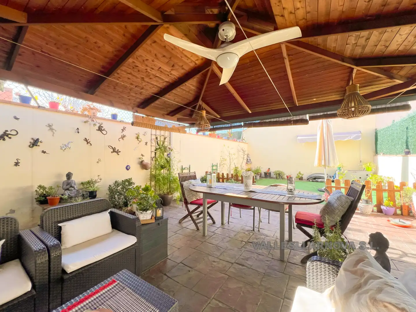 Terrassa de Casa o xalet en venda en Mollet del Vallès amb Aire condicionat, Calefacció i Jardí privat