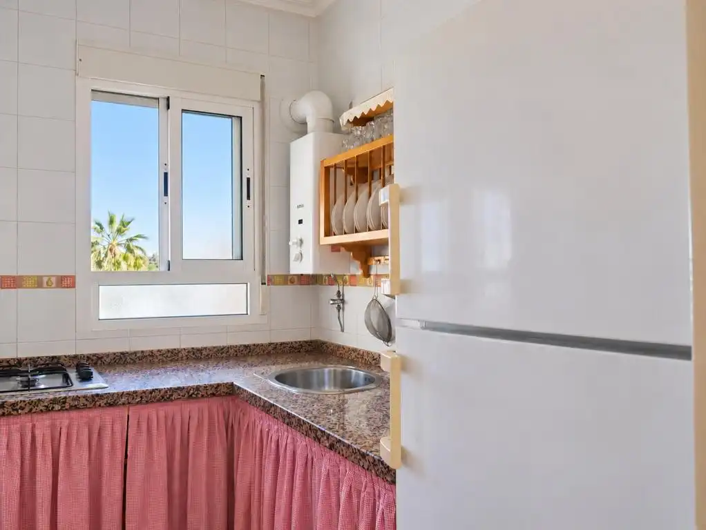 Cocina de Apartamento en venta en La Antilla con Aire acondicionado, Terraza y Amueblado