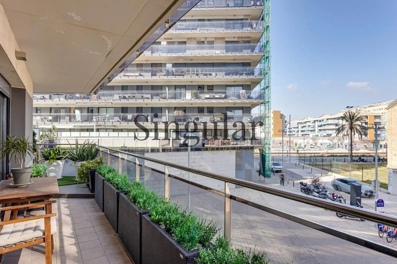 Terraza de Piso en venta en Badalona con Calefacción, Jardín privado y Parquet