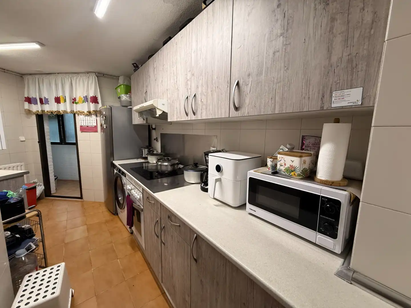 Kitchen of Flat for sale in Madrid  with Heating, Parquet flooring and Terrace