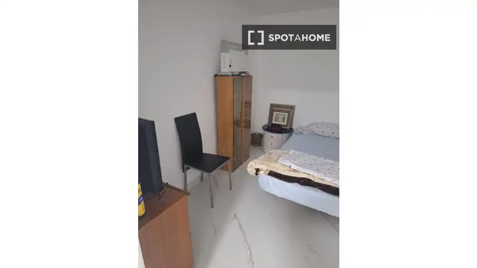 Bedroom of Flat for share in Alicante / Alacant  with Air Conditioner, Heating and Furnished