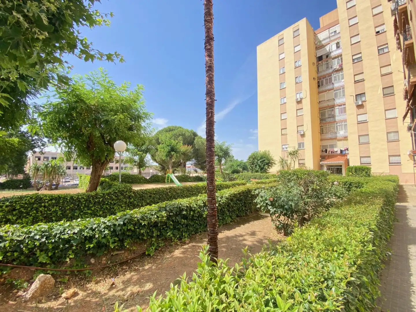 Vista exterior de Piso en venta en Badajoz con Terraza