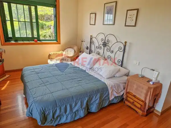 Bedroom of Houses for sale in Moaña  with Heating, Private garden and Parquet flooring