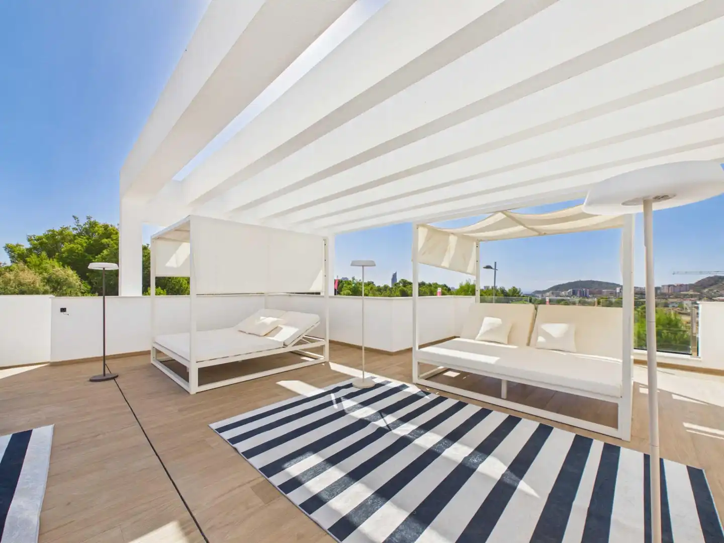 Terraza de Casa o chalet de alquiler en Finestrat