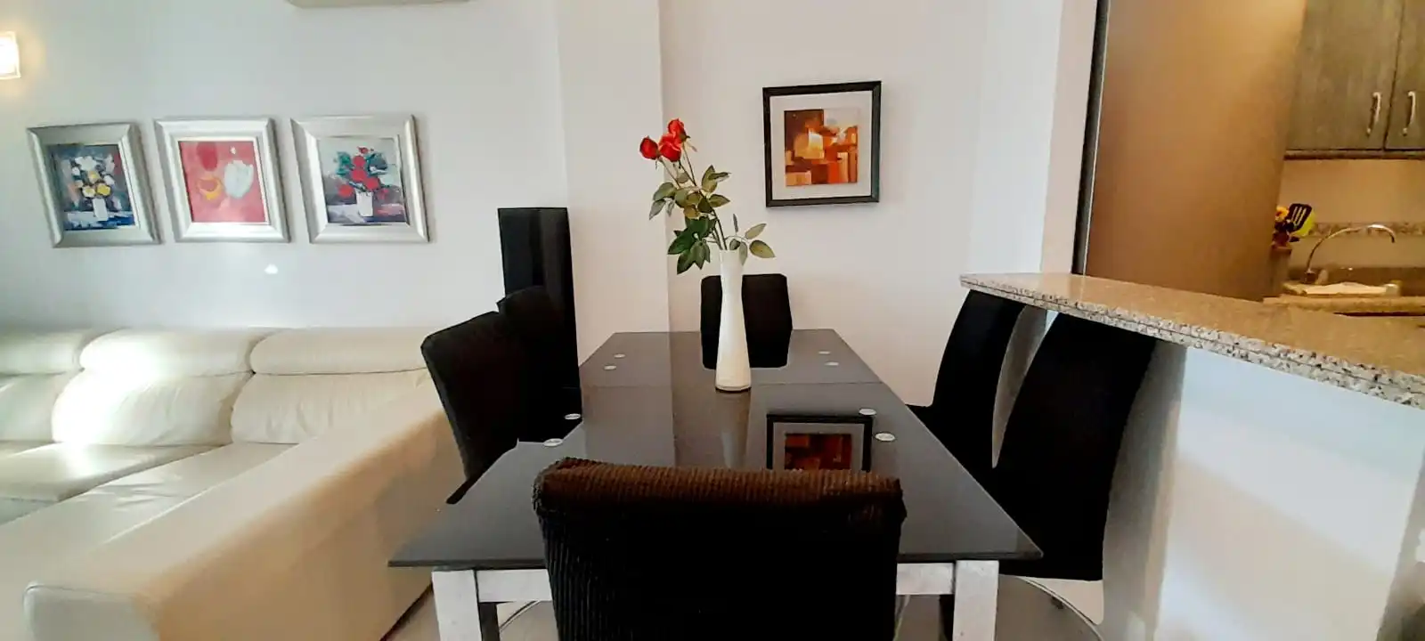 Esszimmer von Einfamilien-Reihenhaus zum Verkauf in Benitachell / El Poble Nou de Benitatxell mit Klimaanlage, Heizung und Terrasse